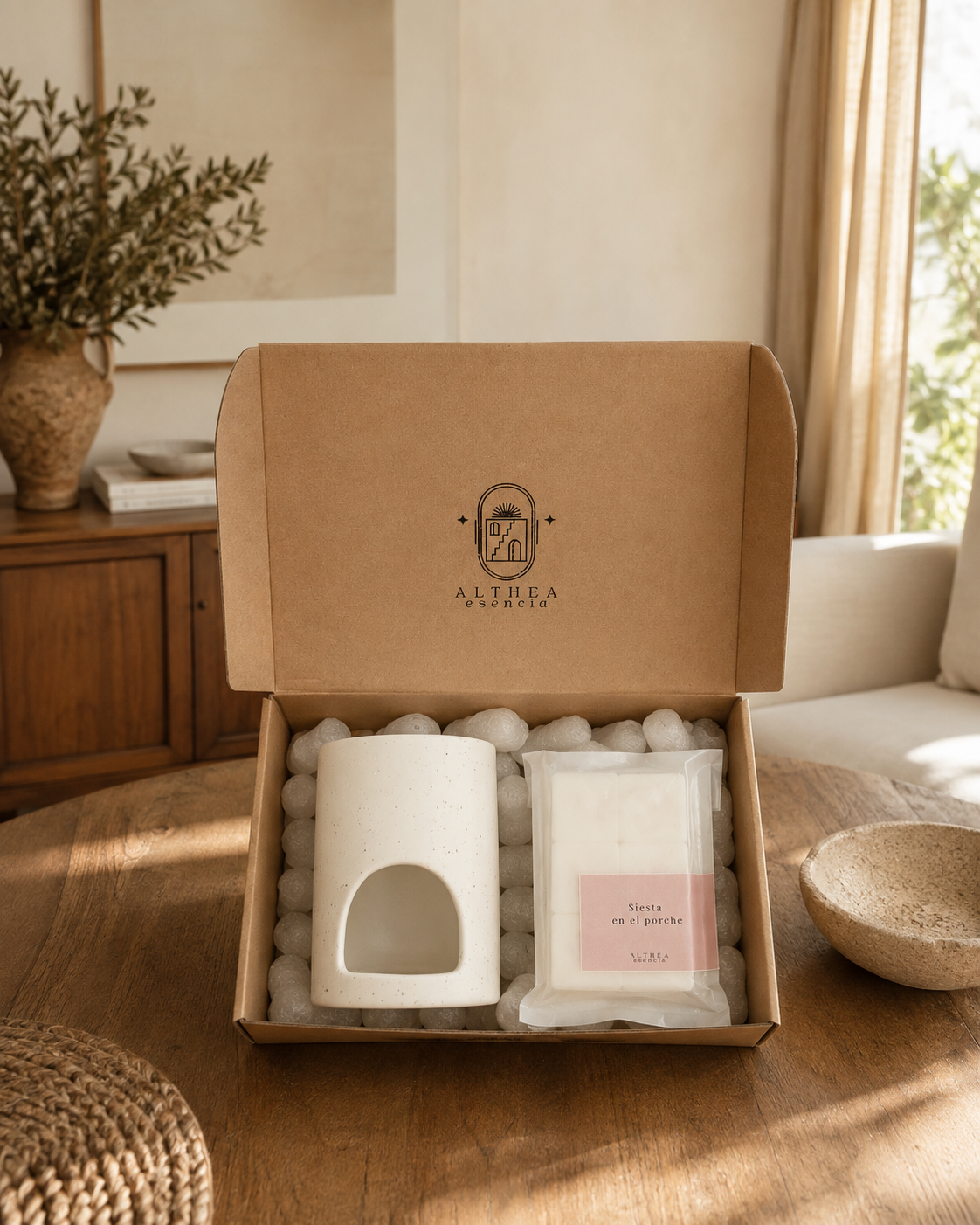 Dúo Quemador Torre y Ceras Aromáticas