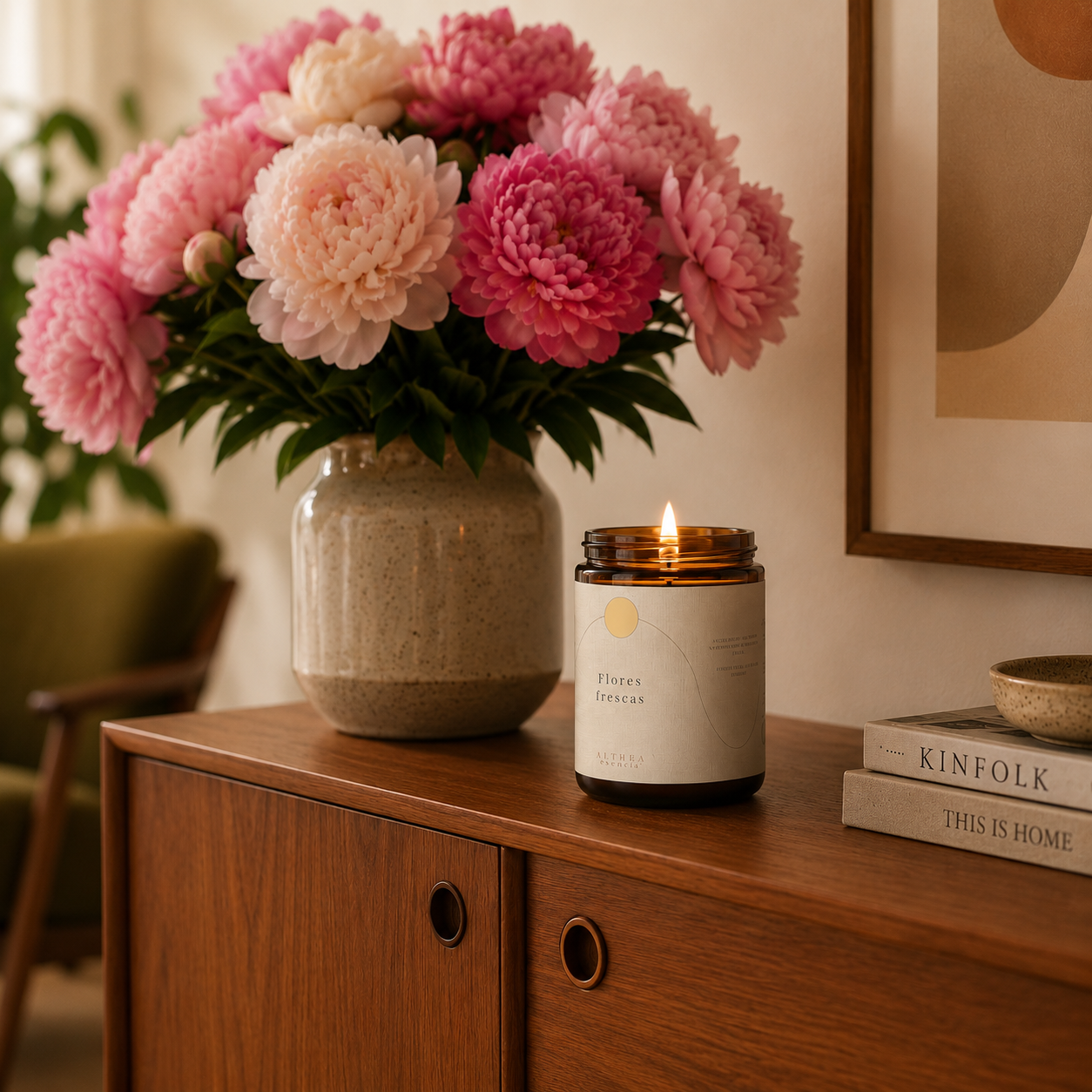 Vela Instante 04 · Flores frescas