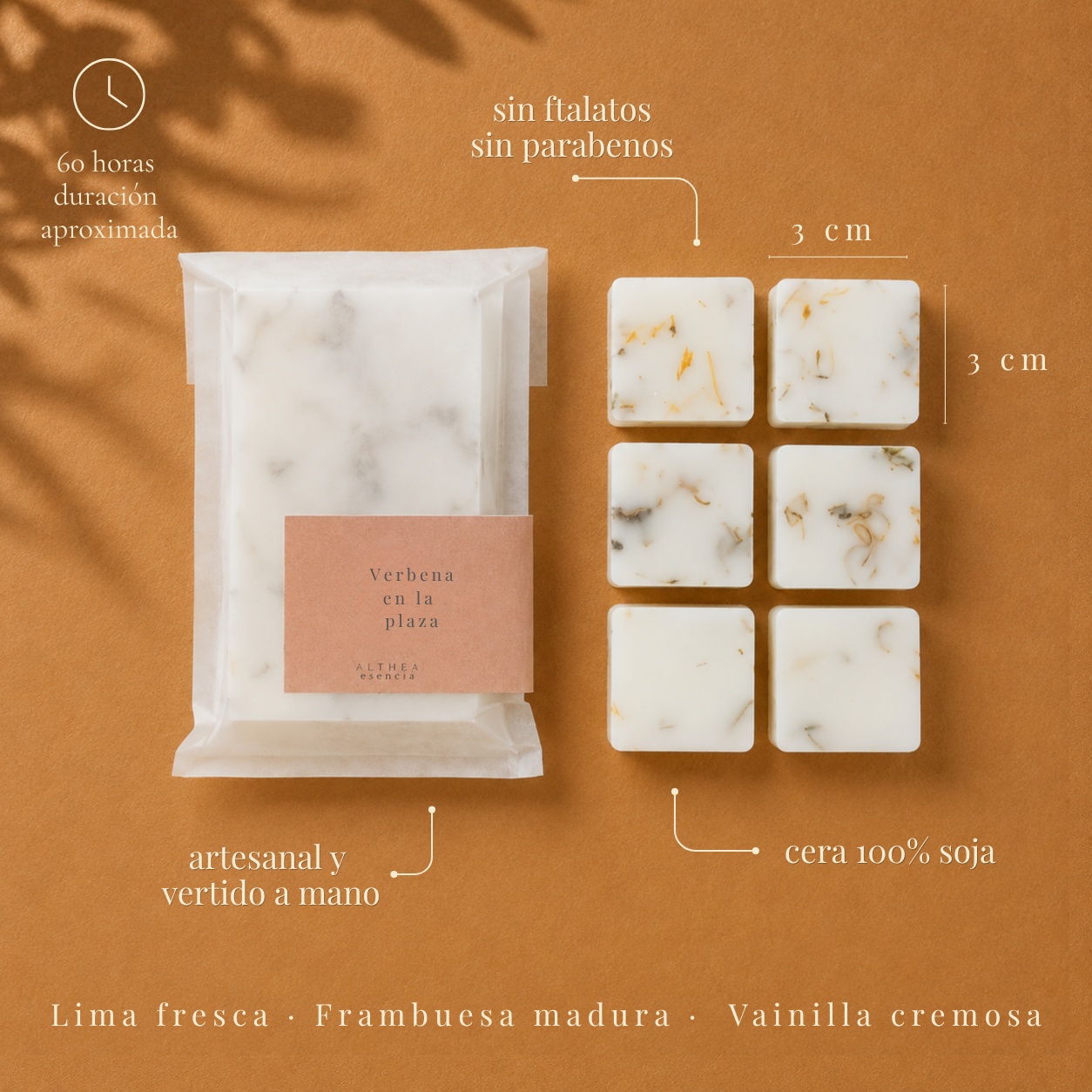 Cera aromática Instante Efímero · Verbena en la plaza